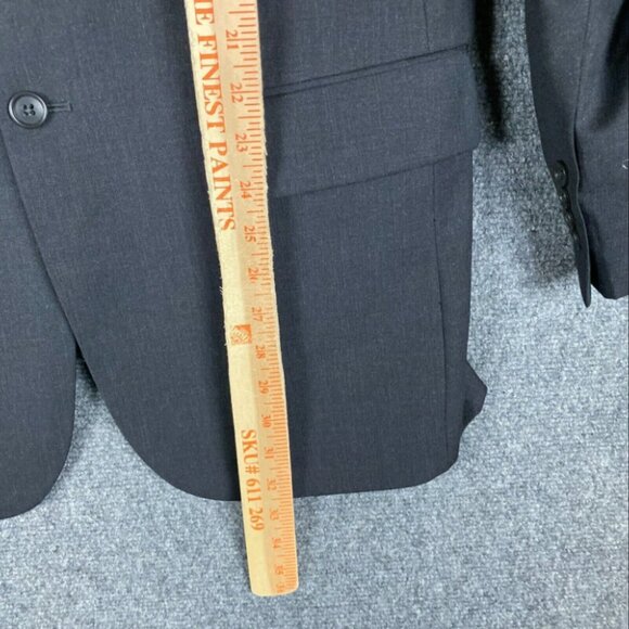 Wilke‎ Rodriguez Blazer Suit Men's 41 Long 35 Waist Wool Blend Gray Adults - Picture 8 of 9